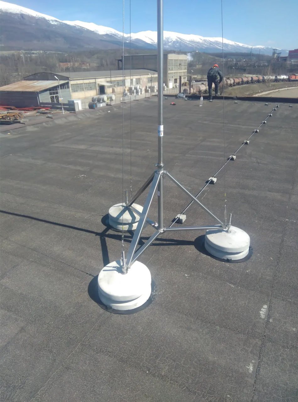 Мълниезащита на индустриални обекти с гръмоотвод