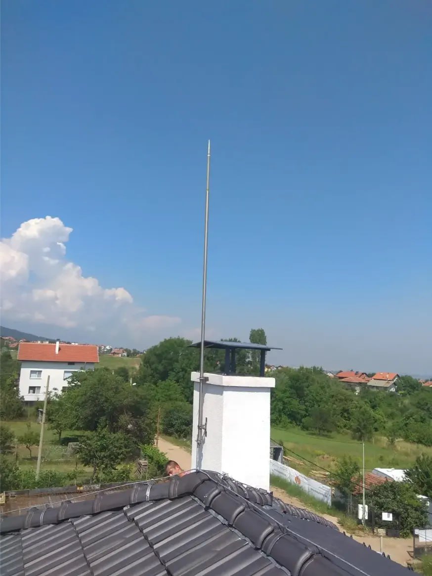 Пасивна мълниезащита на къщи с гръмоотводен прът (конвенционална мълниезащита)